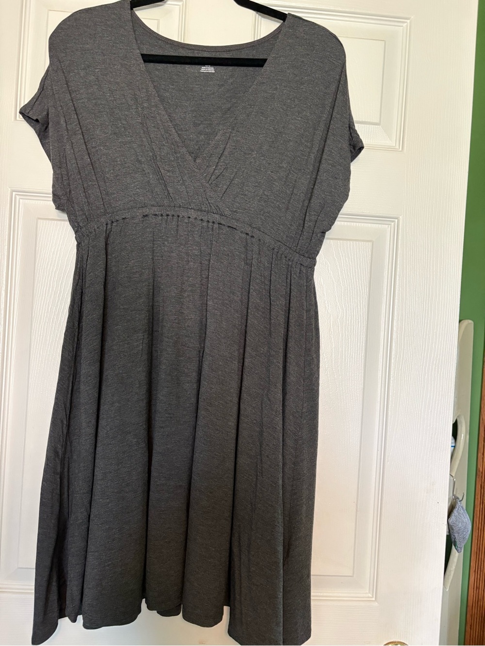 Gray cover up dress